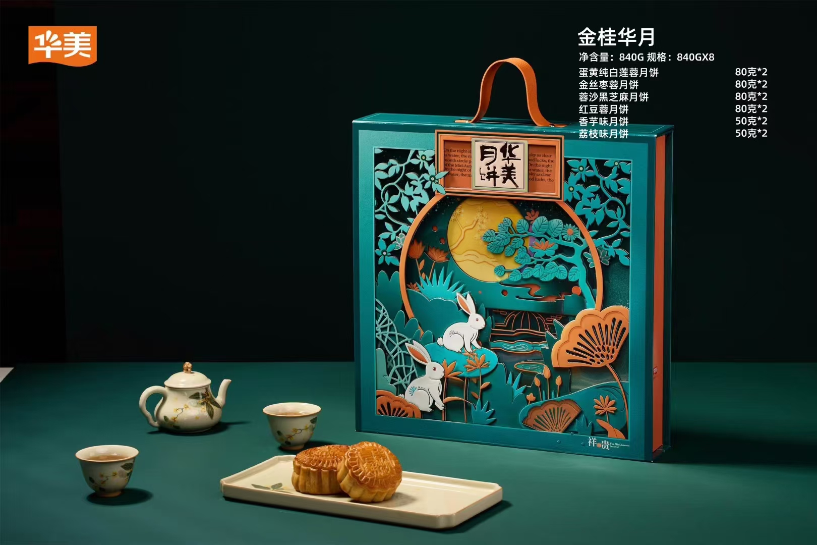 广州酒家获得外观设计专利授权：“月饼礼盒（月韵芳华）”