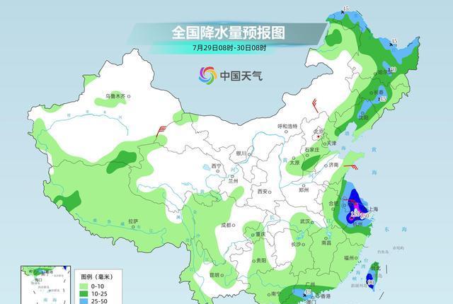 未来三天华西降雨不断今天仍有暴雨 江南华南闷热感仍将持续